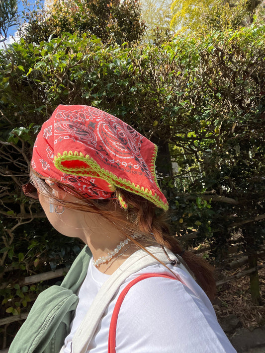 気づけば毎日これ。"ゆるっとバンダナ気分”