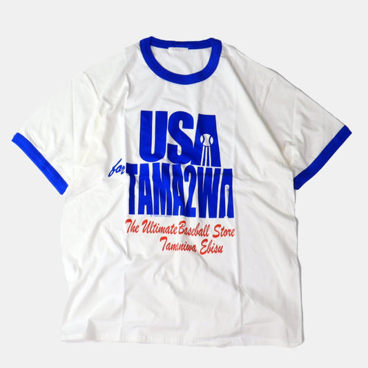 TAMANIWA:USA TAMA2WA RINGER TEE