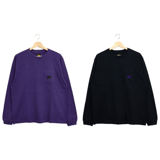 Needles : L/S Pocket Tee - Cotton Jersey