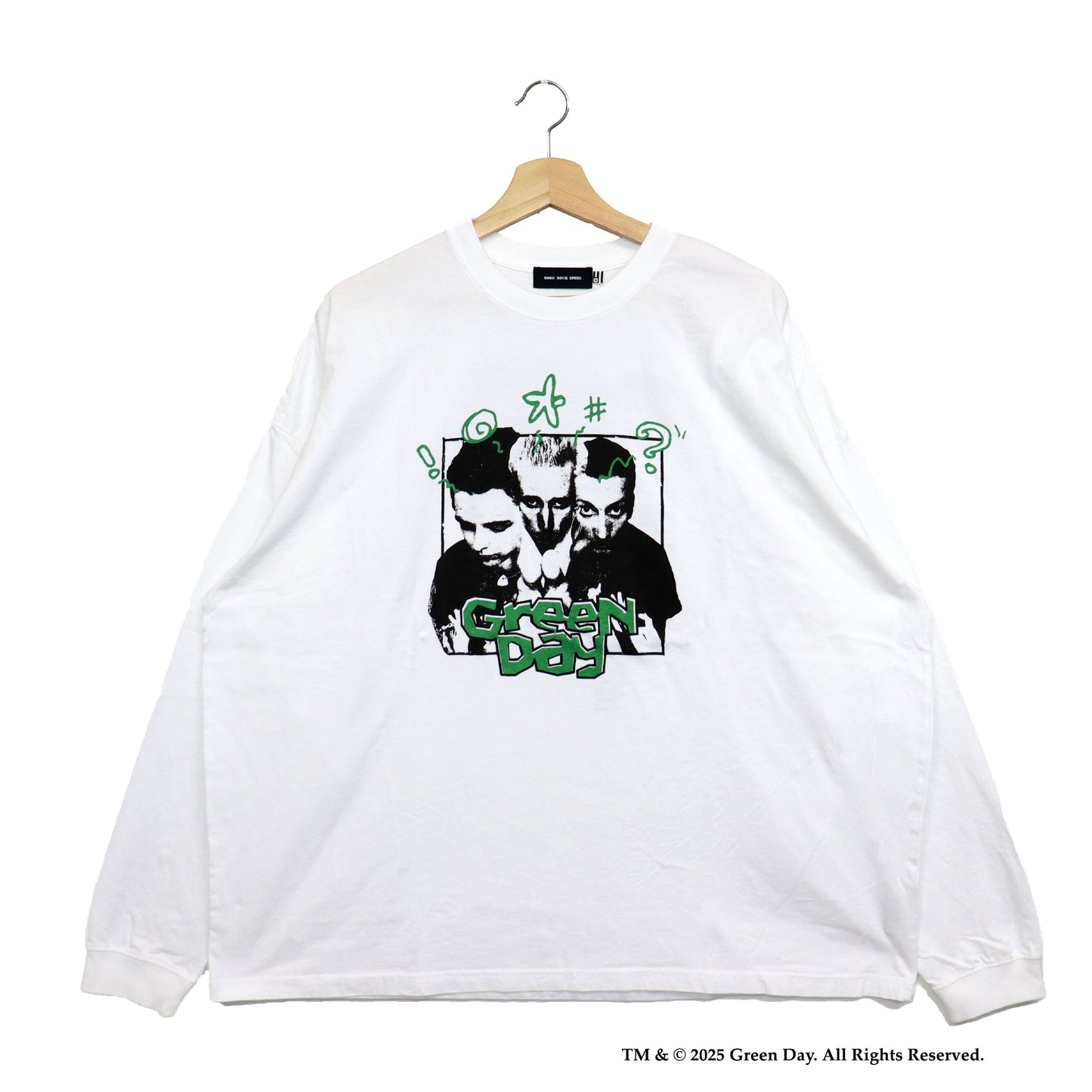 GOOD ROCK SPEED: GREEN DAY BIG L/S TEE