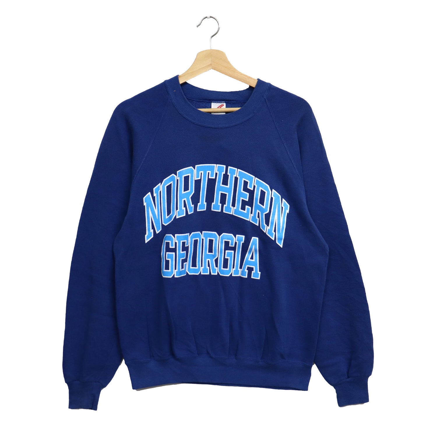 COPYCAT : (Jerzees) "North Georgia" L/S Sweat - Blue×Lt.Blue #2
