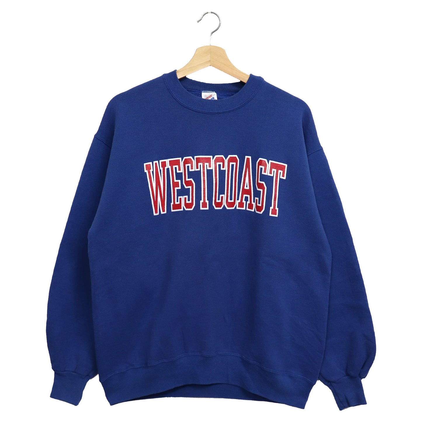 COPYCAT : (Jerzees) "North Georgia" L/S Sweat - Blue×Red