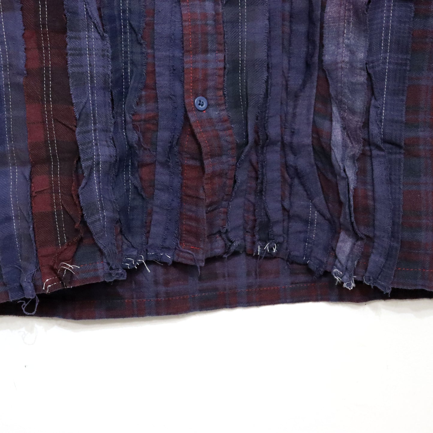 rb NDLS : Flannel Shiirt - Ribbon SH / Over Dye 【Purple】#16