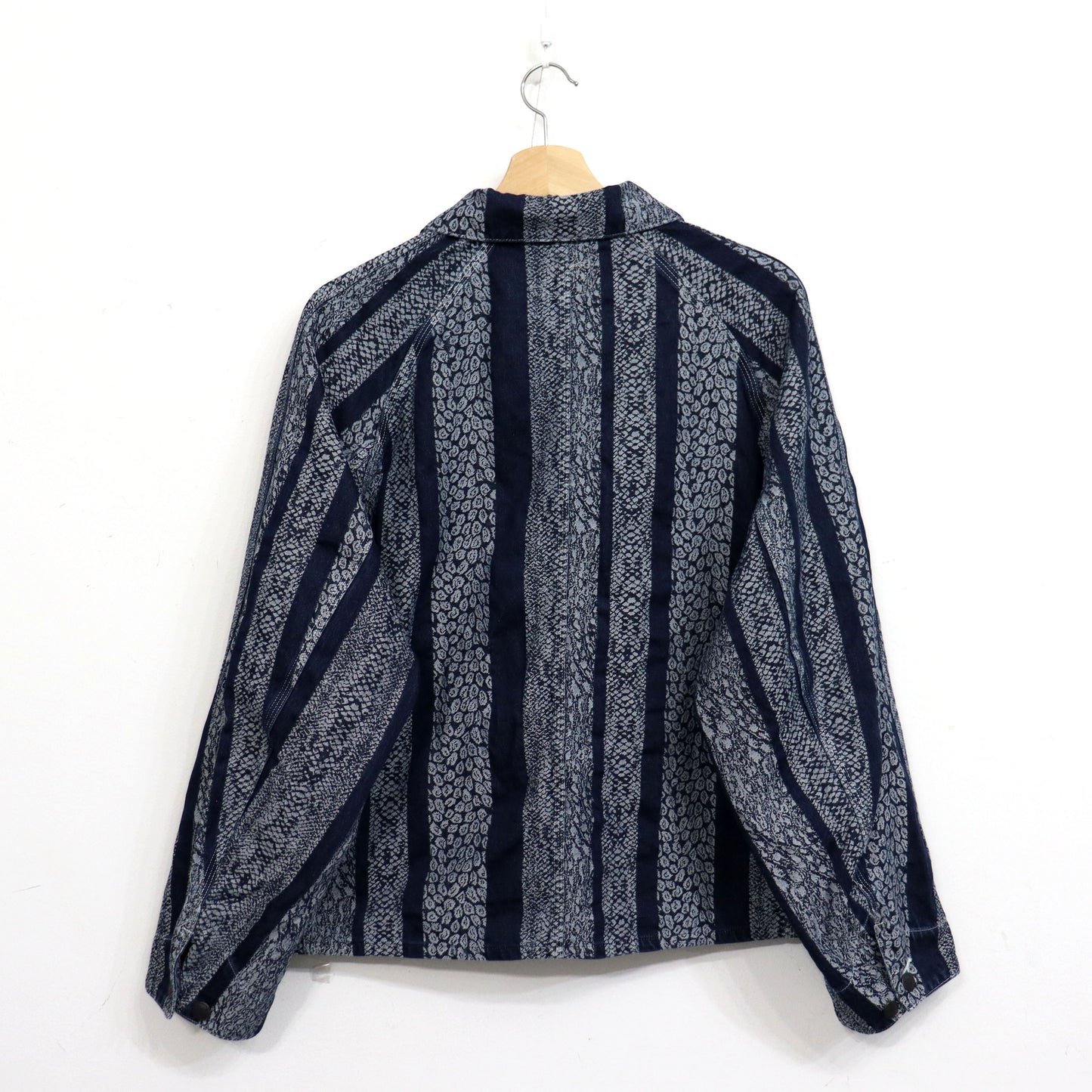 Needles : Short Coverall-10oz Denim / Python Jacquard