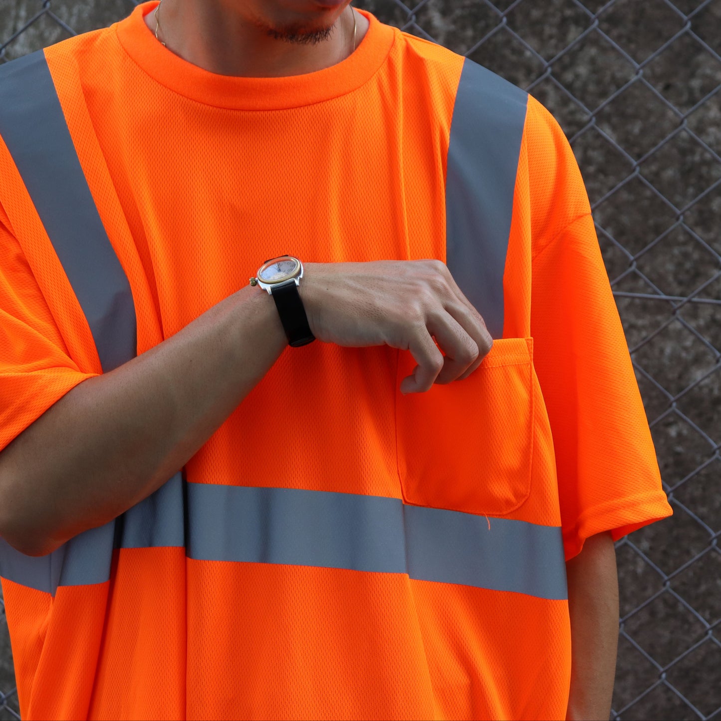 used : (OccuNomix) Safety Mesh Work S/S Tee