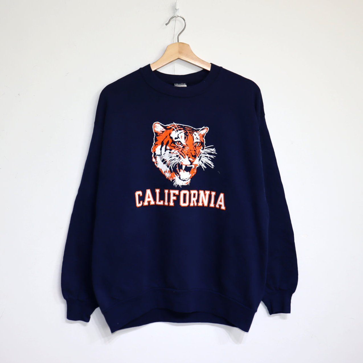COPY CAT : "CALIFORNIA TIGER" SWEAT - Navy