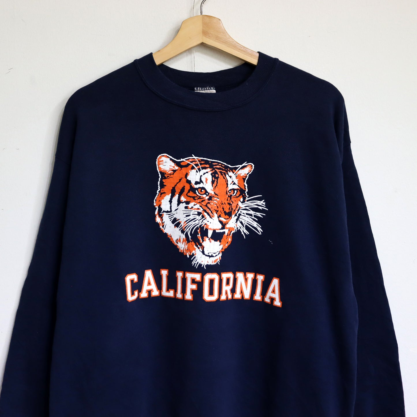 COPY CAT : "CALIFORNIA TIGER" SWEAT - Navy