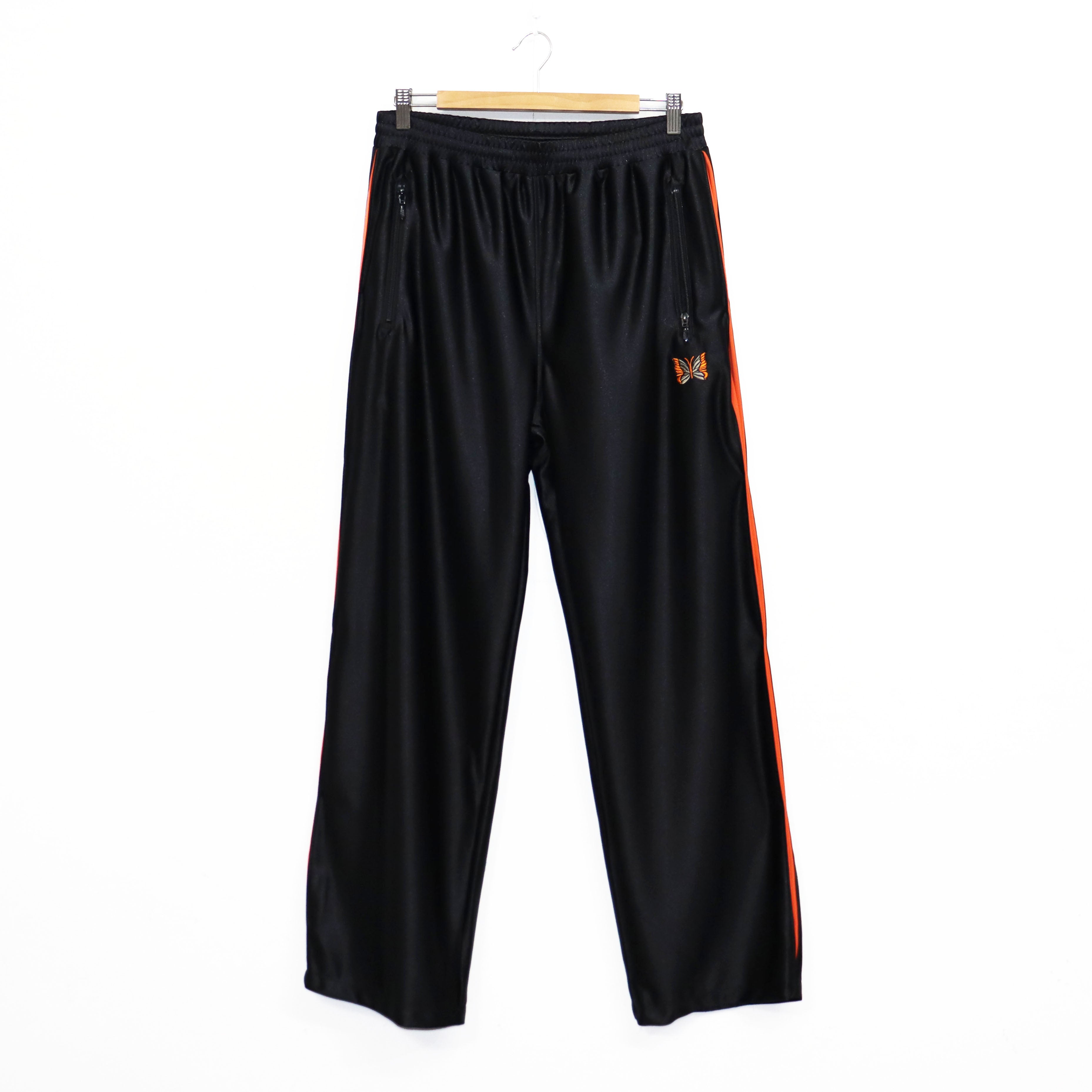 needlesブラックパンツ NEEDLES【B'2nd EXCLUSIVE】別注Track Pant-Poly Cloth(UNISEX) | B