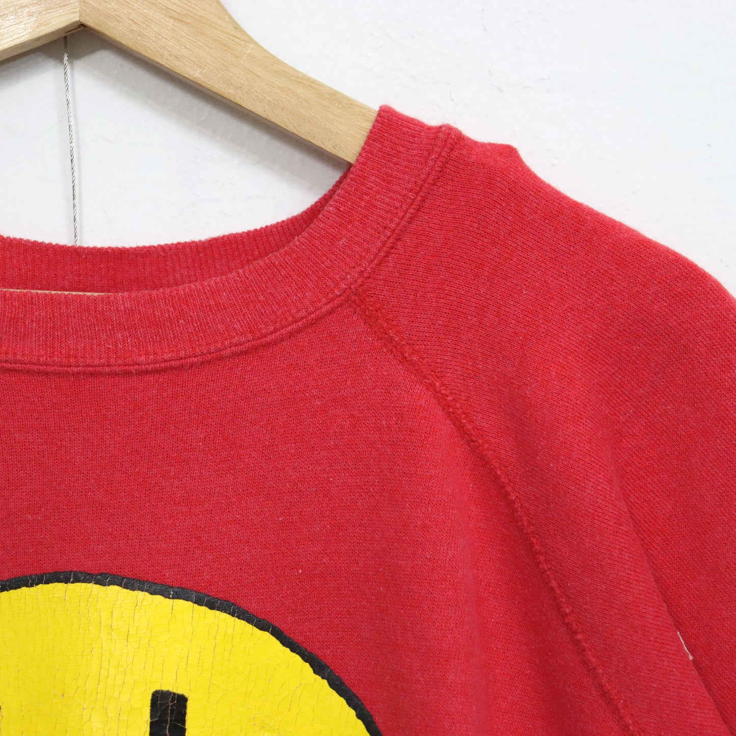 COPY CAT : "SMILE" S/S Sweat - Pink×Yellow