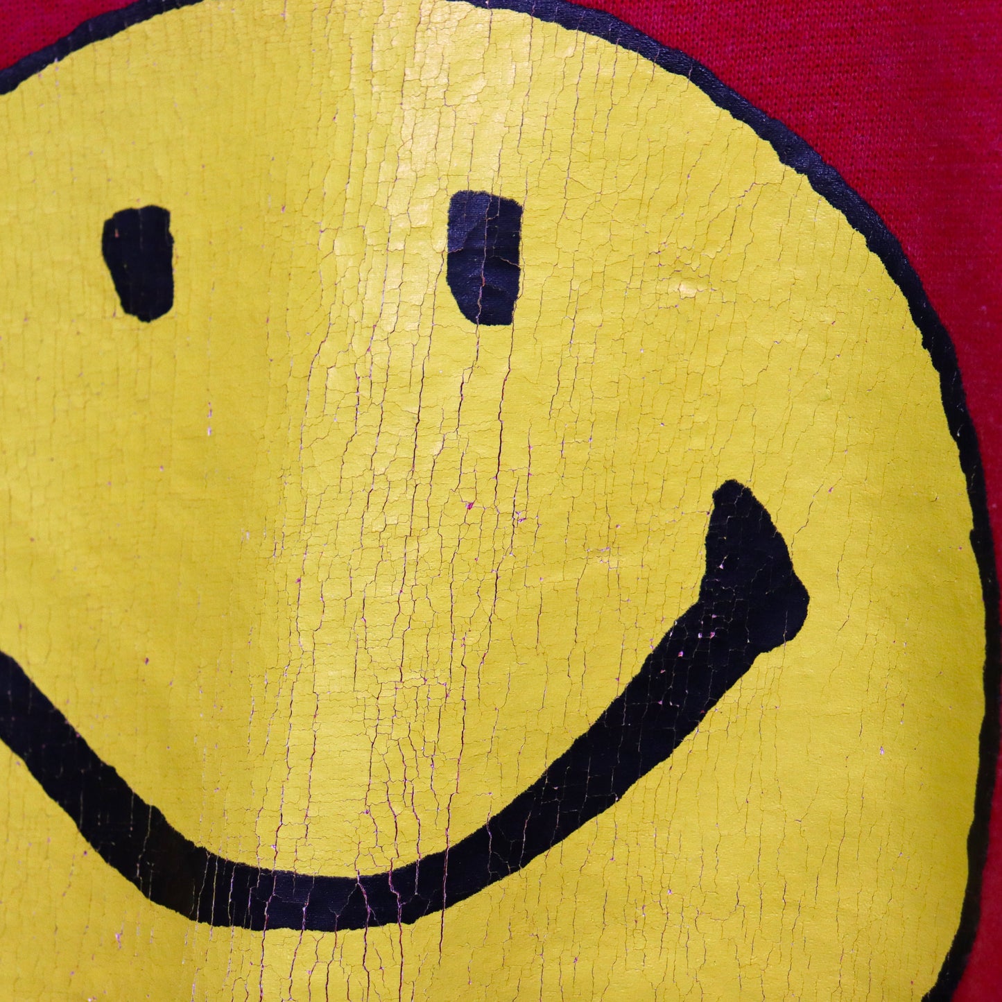 COPY CAT : "SMILE" S/S Sweat - Pink×Yellow