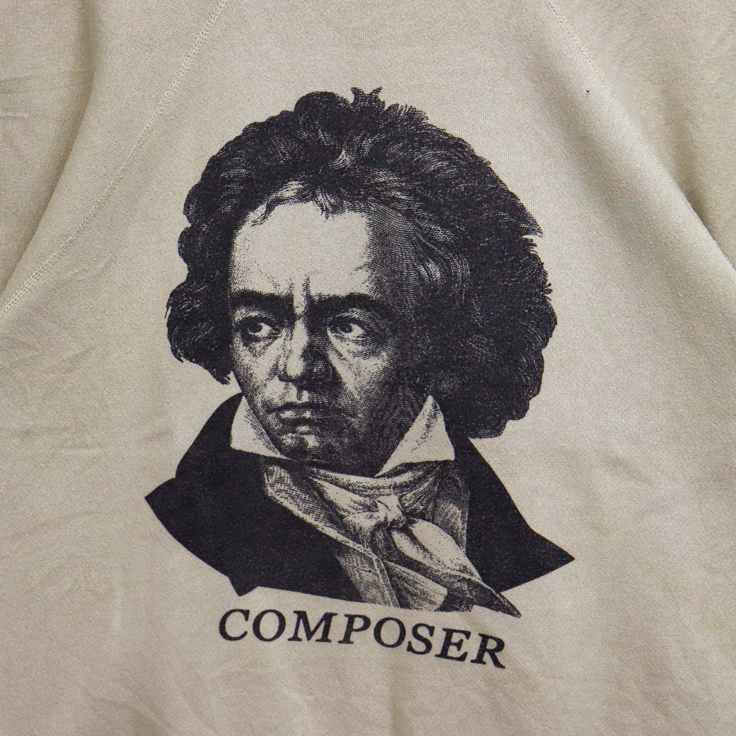 COPY CAT : "Composer" S/S Sweat - Beige