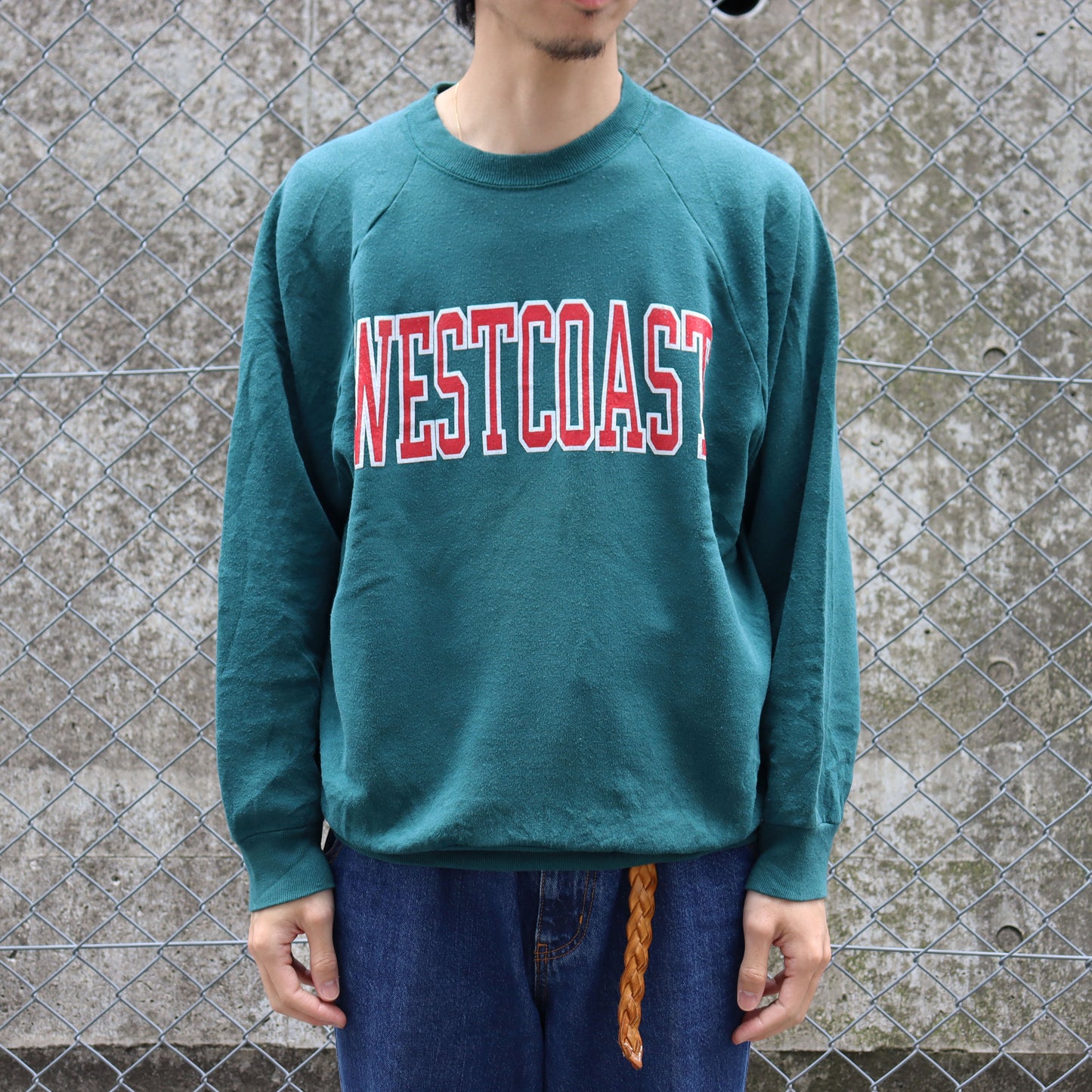 COPYCAT : (FOTR) "North Georgia" L/S Sweat - Green×Red