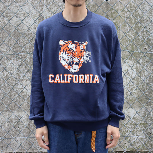 COPY CAT : "CALIFORNIA TIGER" SWEAT - Burgandy