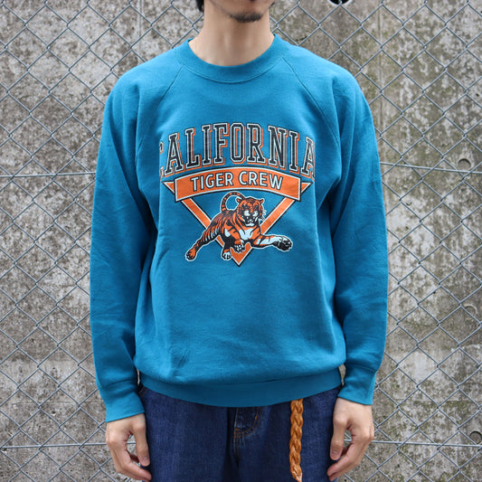 COPYCAT : "Tiger" Crew Crewneck Sweat - Lt.Blue