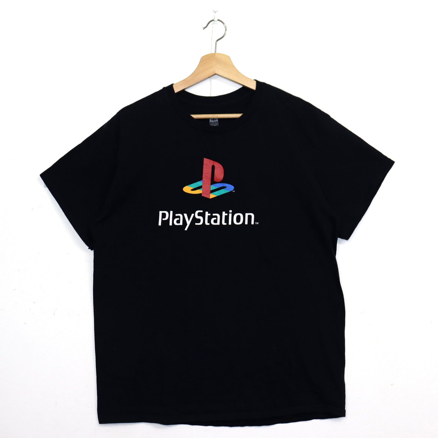 used :  (used) Play Station Logo S/S Tee