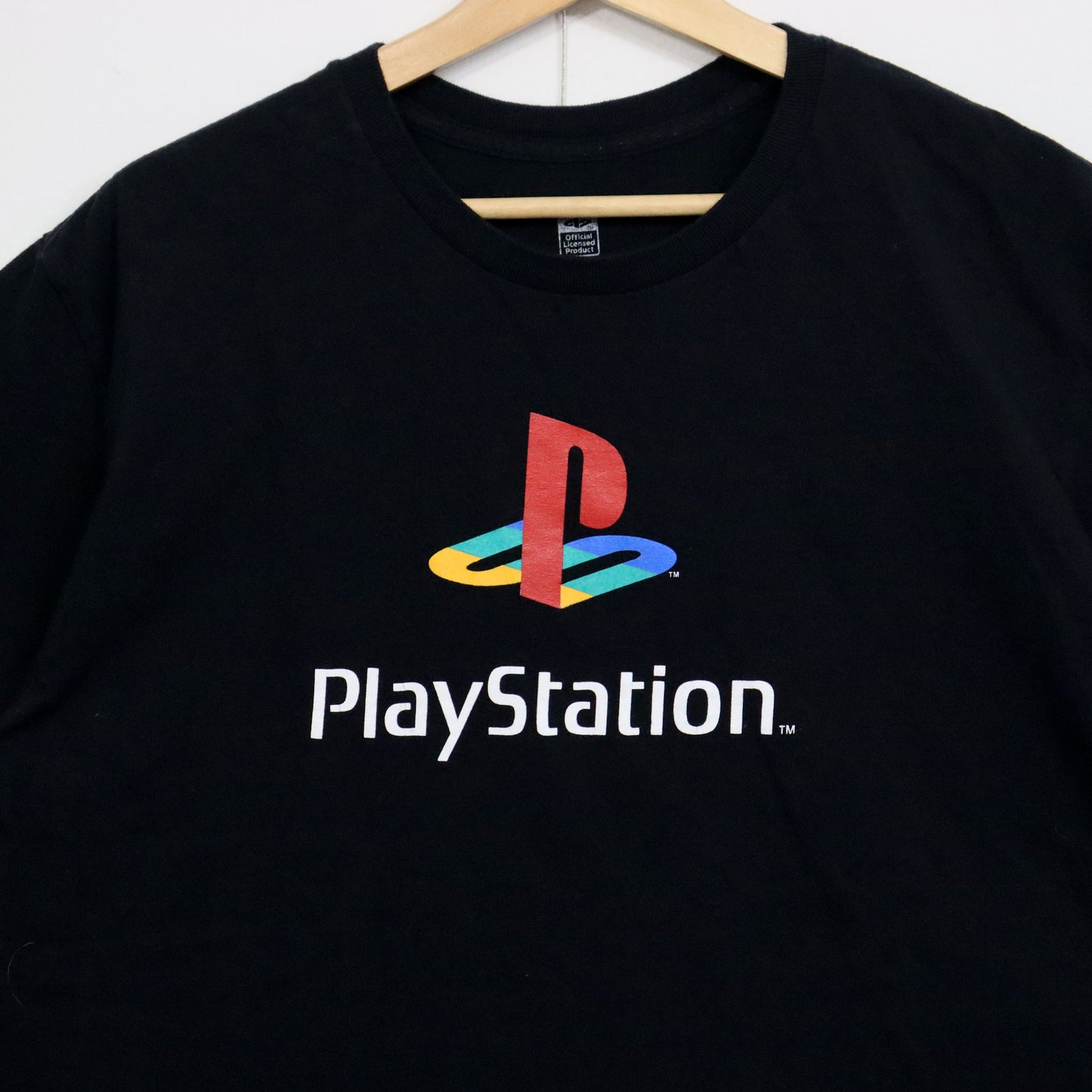 used : (used) Play Station Logo S/S Tee