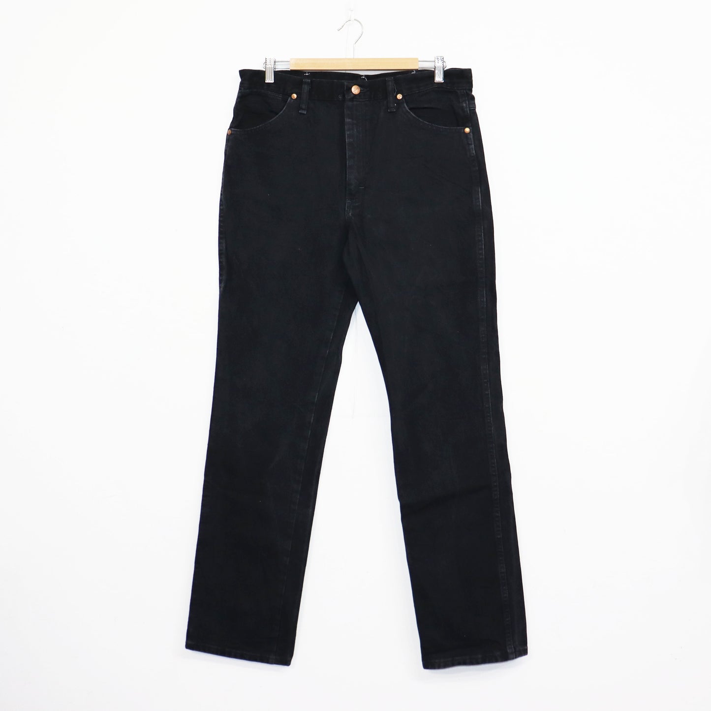 used : (Wrangler) 936WBK Black Denim Jeans / W34L34