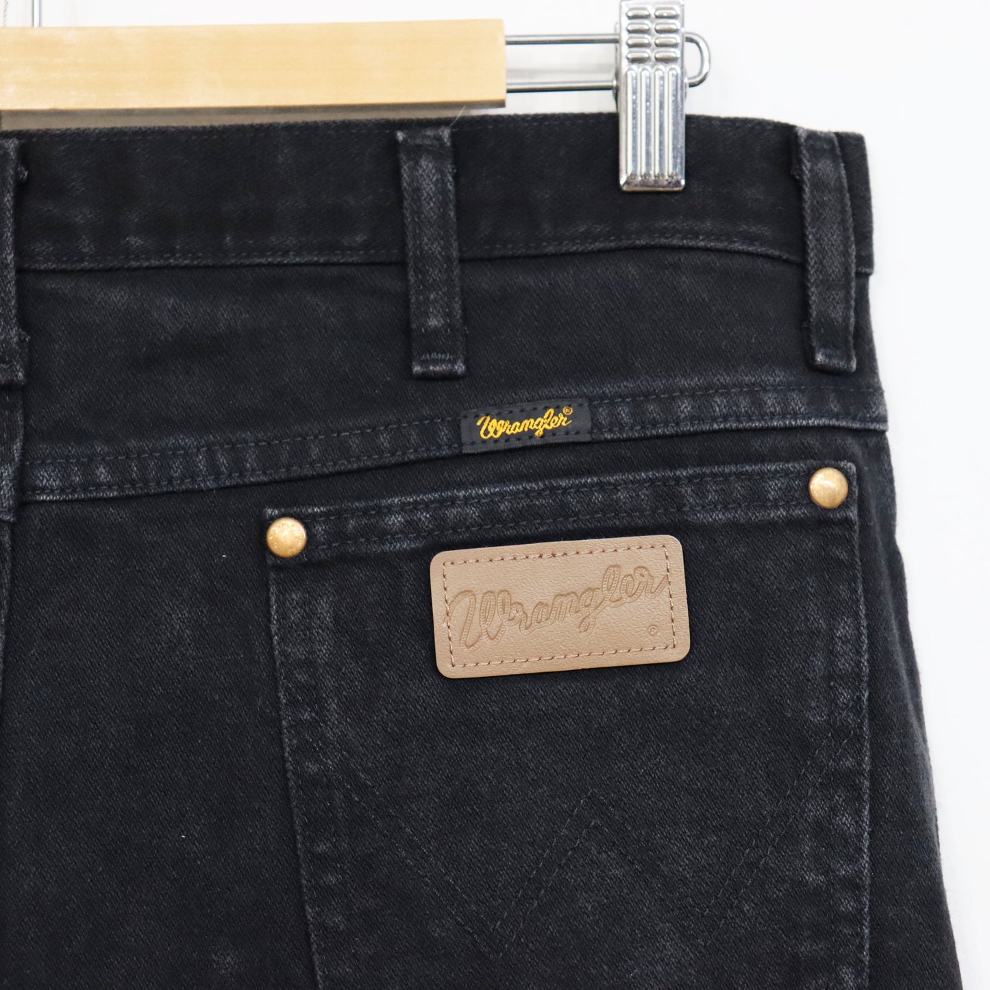 used : (Wrangler) 936WBK Black Denim Jeans / W34L34