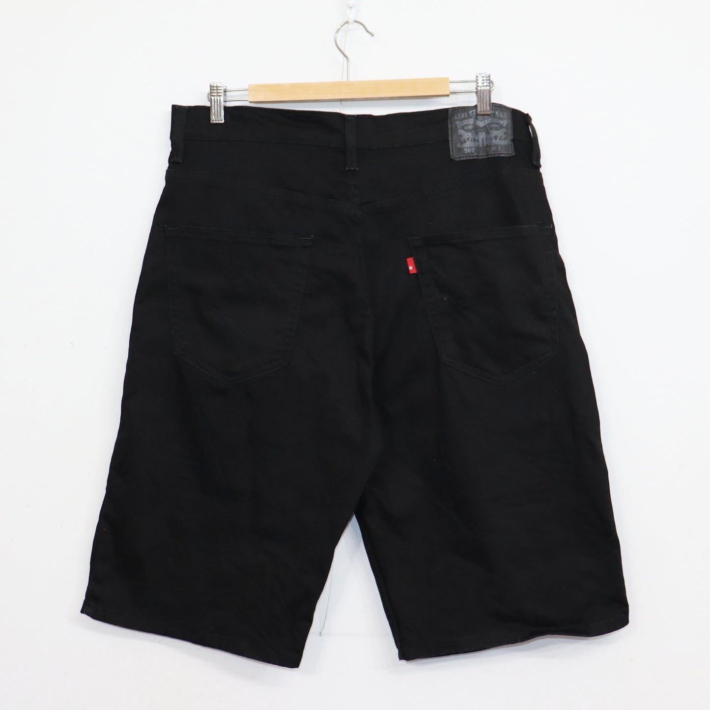 used : (levis) 569 Black Denim Short / W34