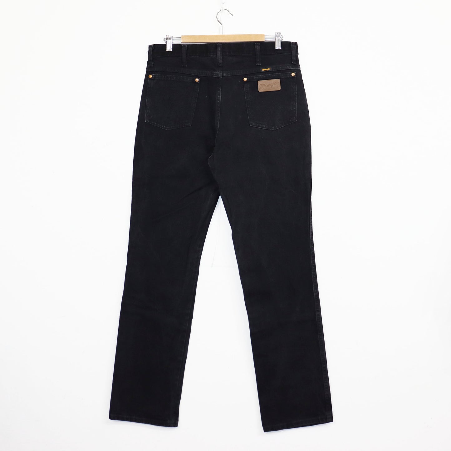 used : (Wrangler) 936WBK Black Denim Jeans / W34L34