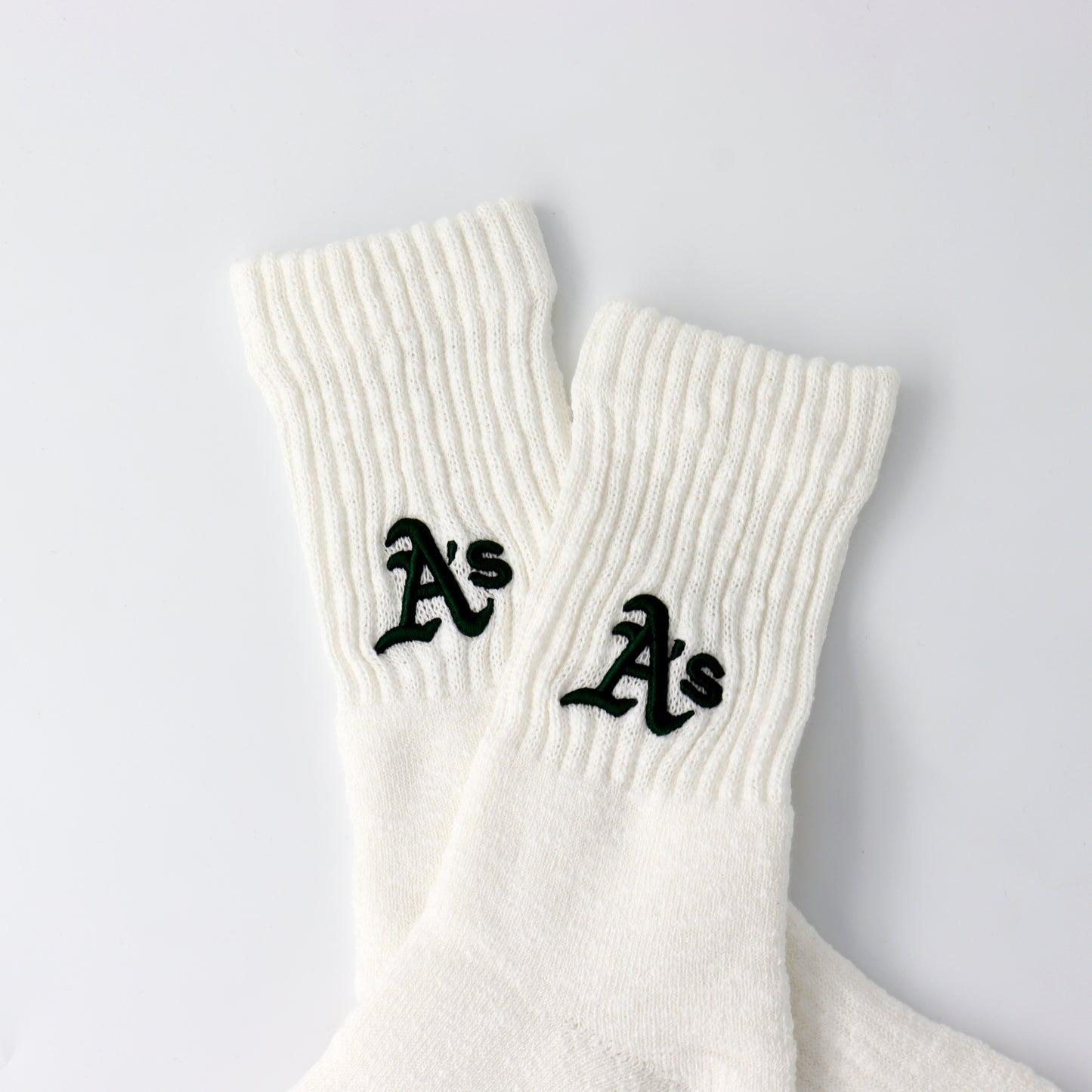 MLB×ROSTER SOX: MLB-128 B3D MLB SOCKS - OAK