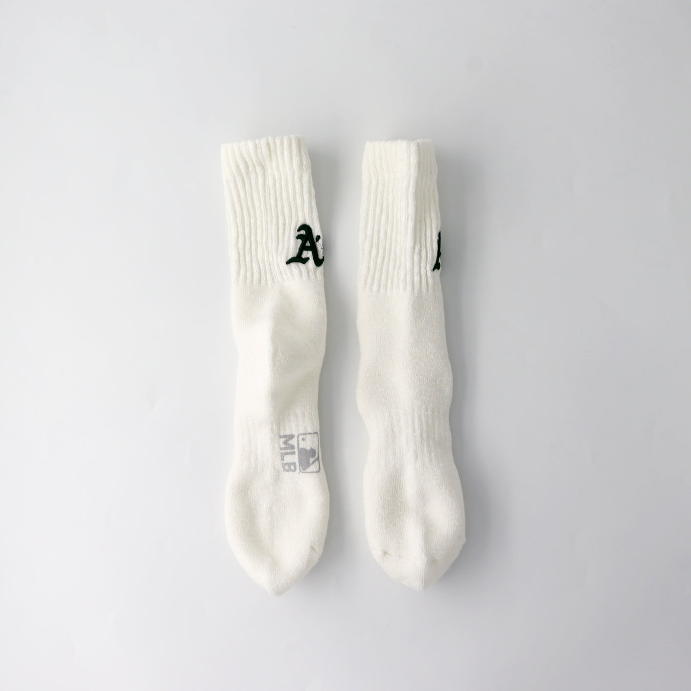 MLB×ROSTER SOX: MLB-128 B3D MLB SOCKS - OAK