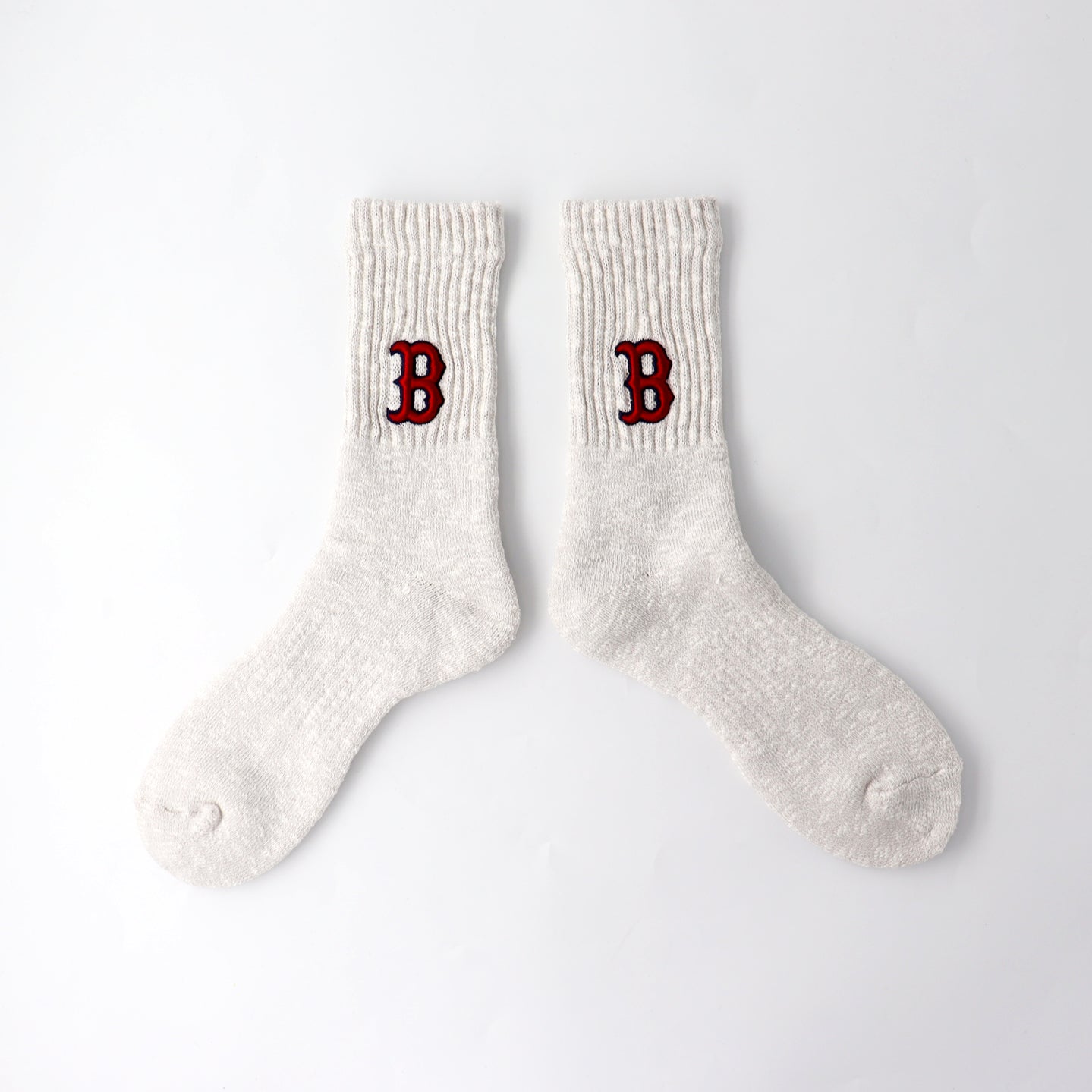 MLB×ROSTER SOX: MLB-128 B3D MLB SOCKS - BOS