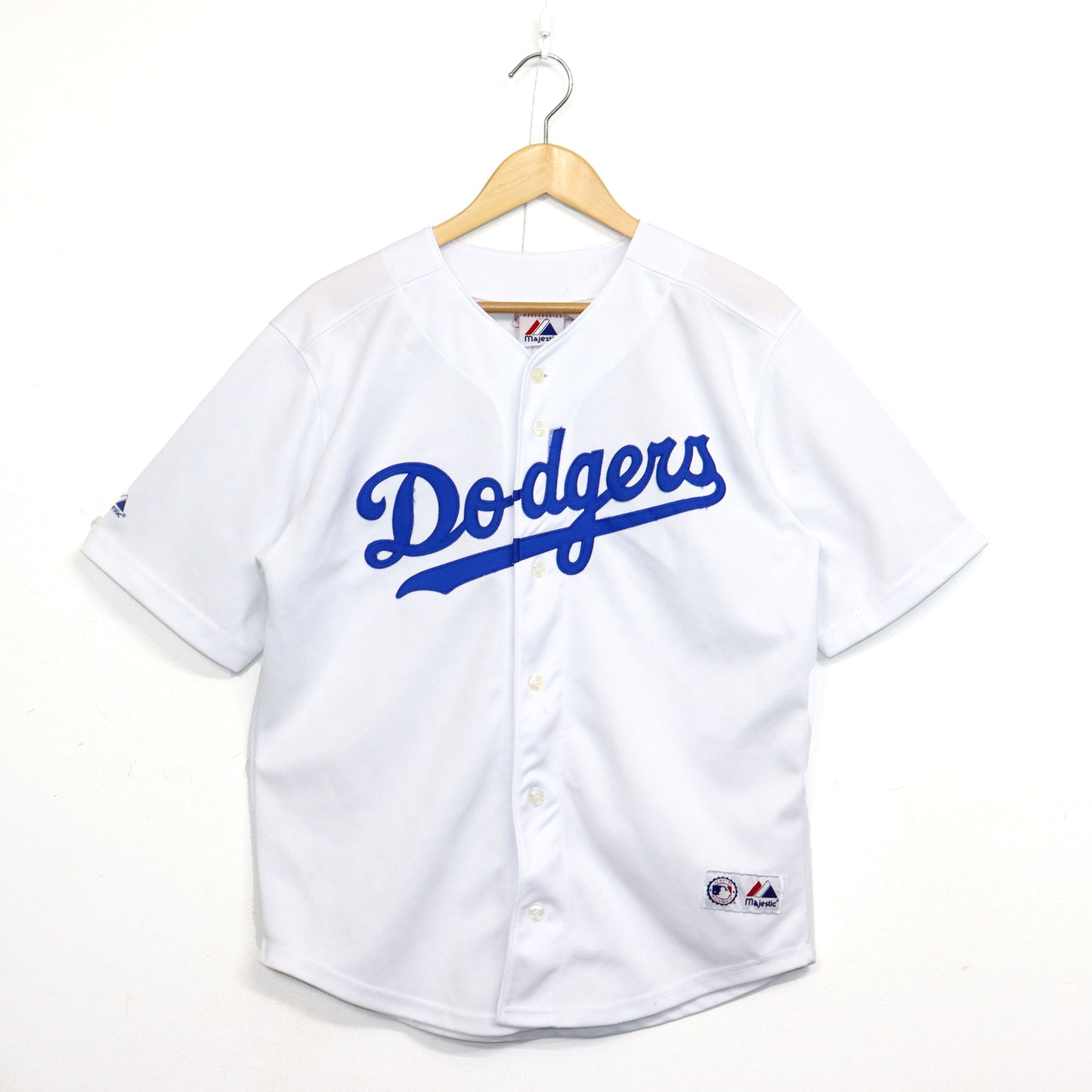 used : (Majestic) LA Dodgers Game Shirt