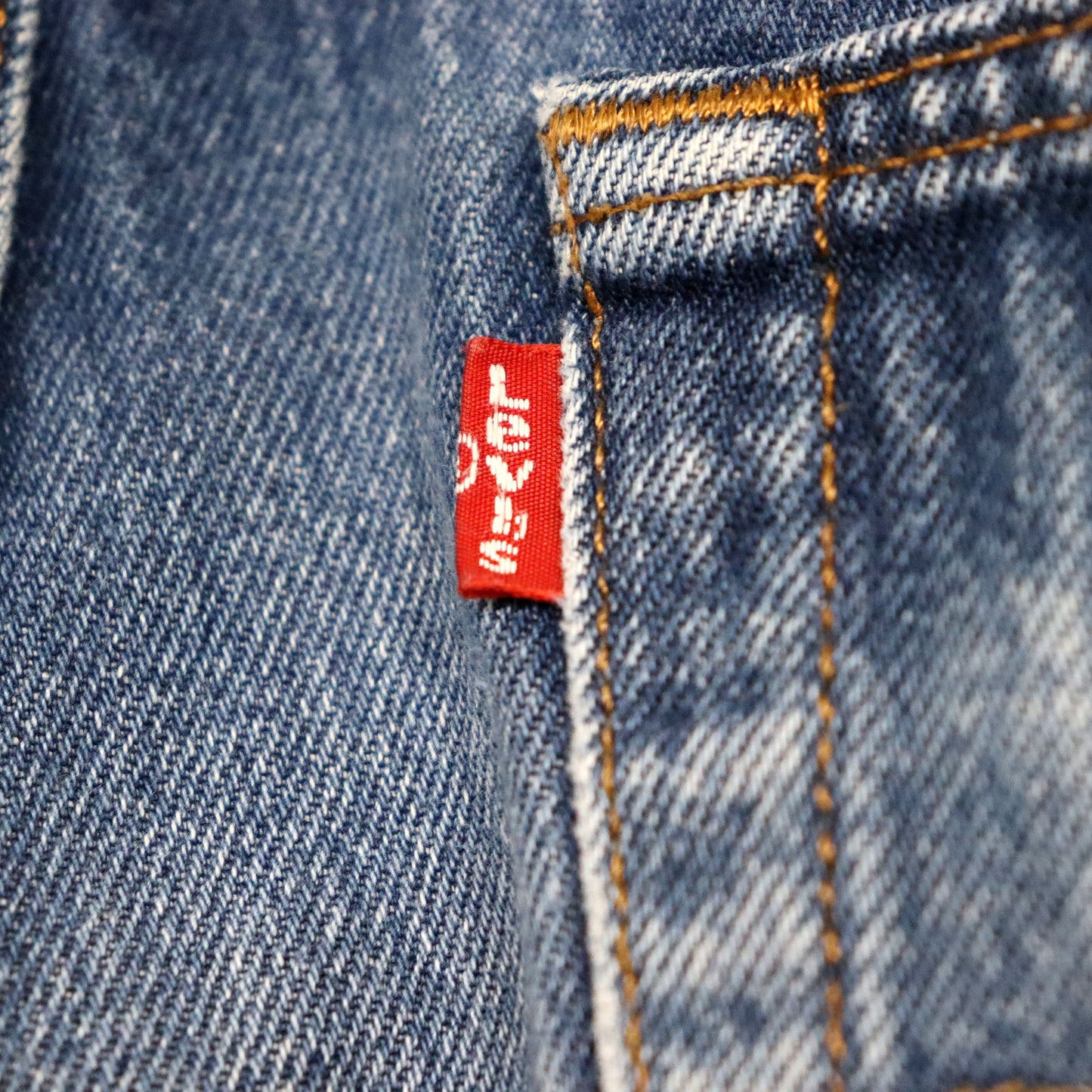 used : (Levi's) 501 Blue Denim Jeans / W35L34