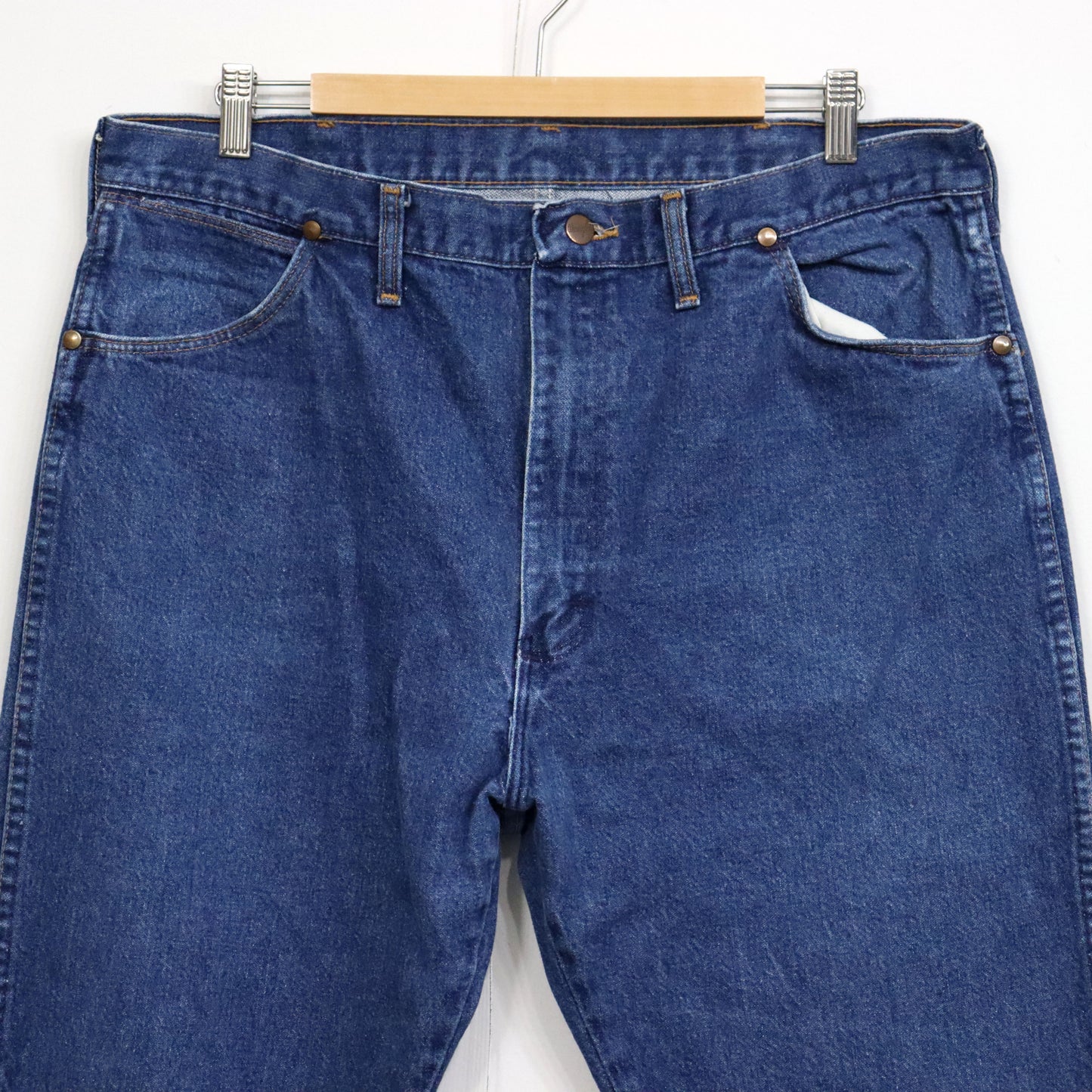 used : (Wrangler) 13MWZ Original Blue Denim Jeans / W40L30 #1
