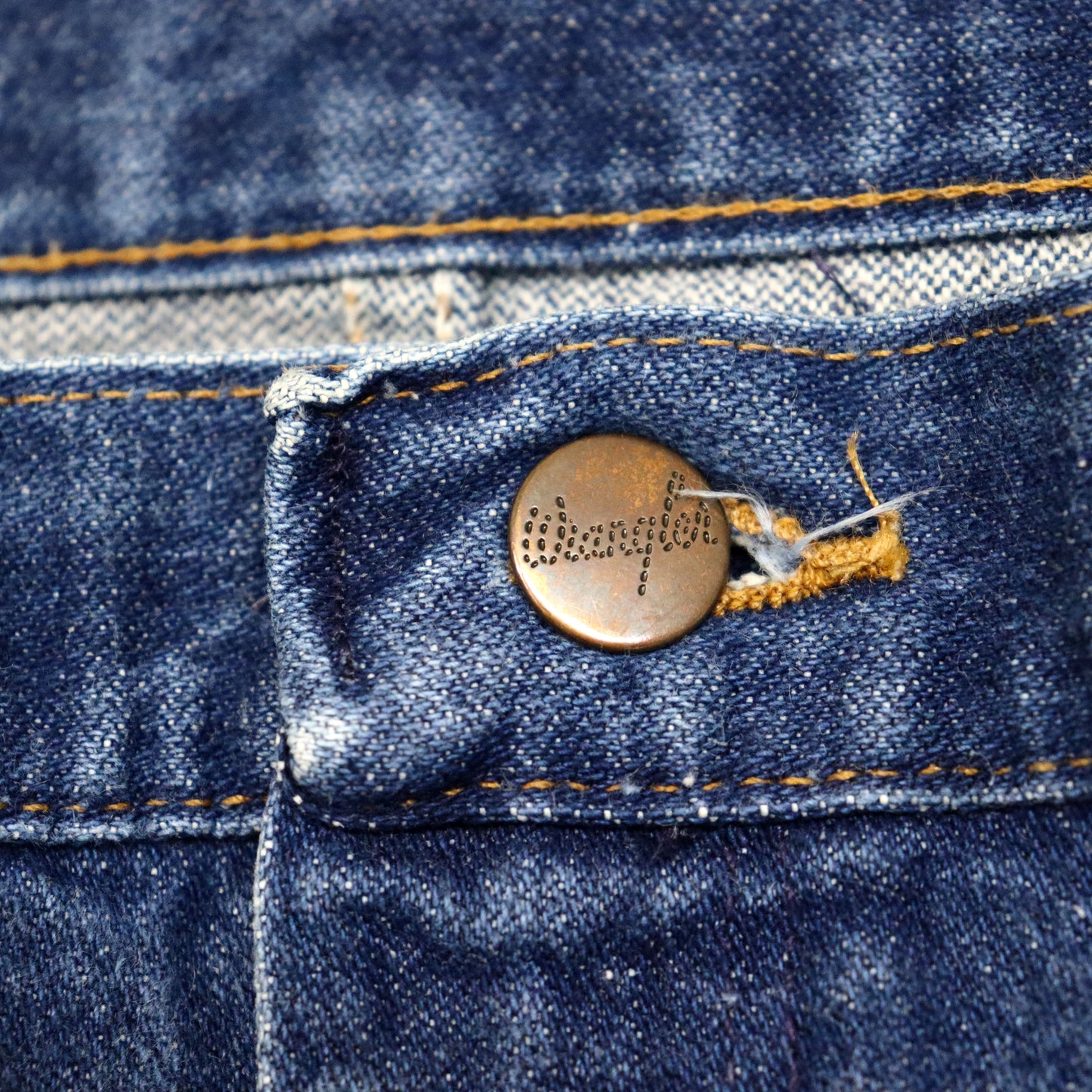 used : (Wrangler) 13MWZ Original Blue Denim Jeans / W40L30 #1