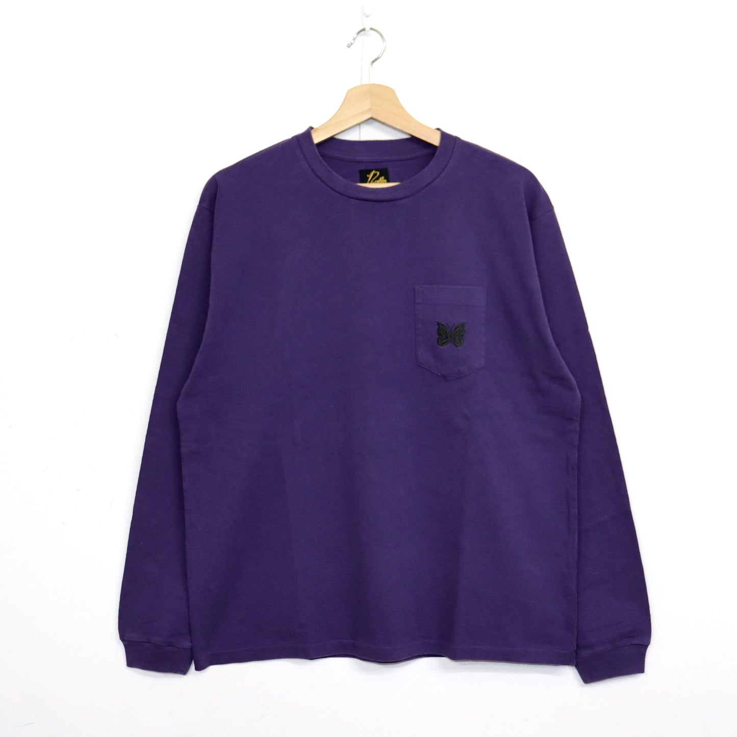 Needles : L/S Pocket Tee - Cotton Jersey