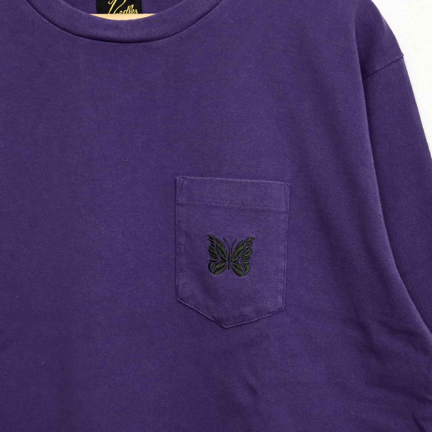 Needles : L/S Pocket Tee - Cotton Jersey