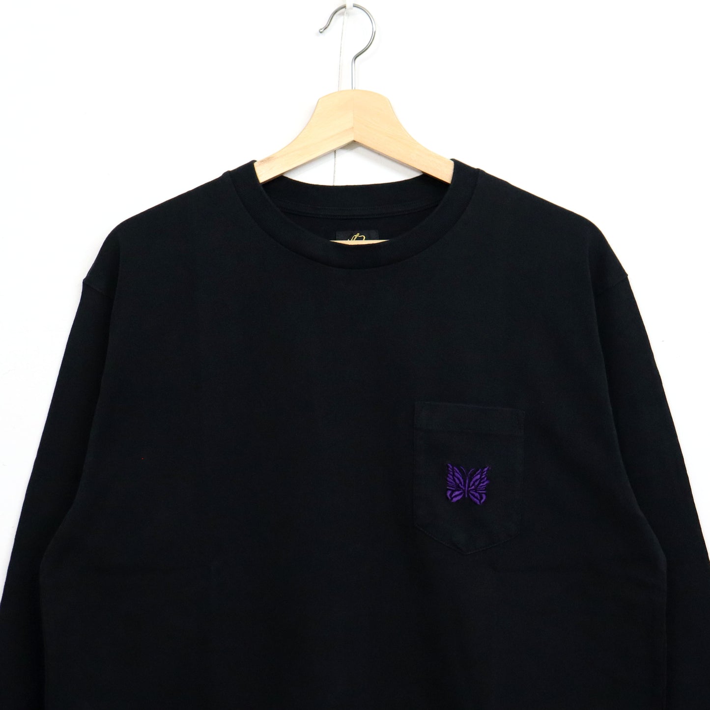 Needles : L/S Pocket Tee - Cotton Jersey