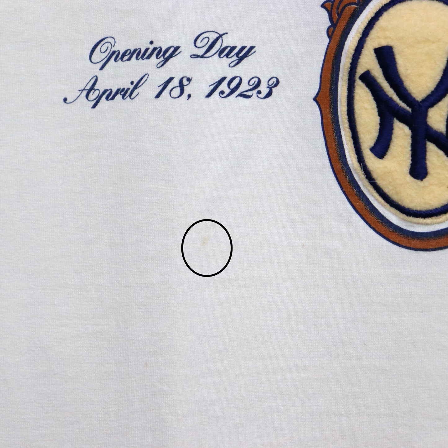 used : (Nutmeg) NY Yankees Opening Day S/S Tee