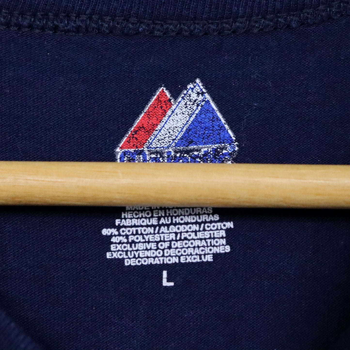 used : (Majestic) Thunder Minor League Henley S/S Tee
