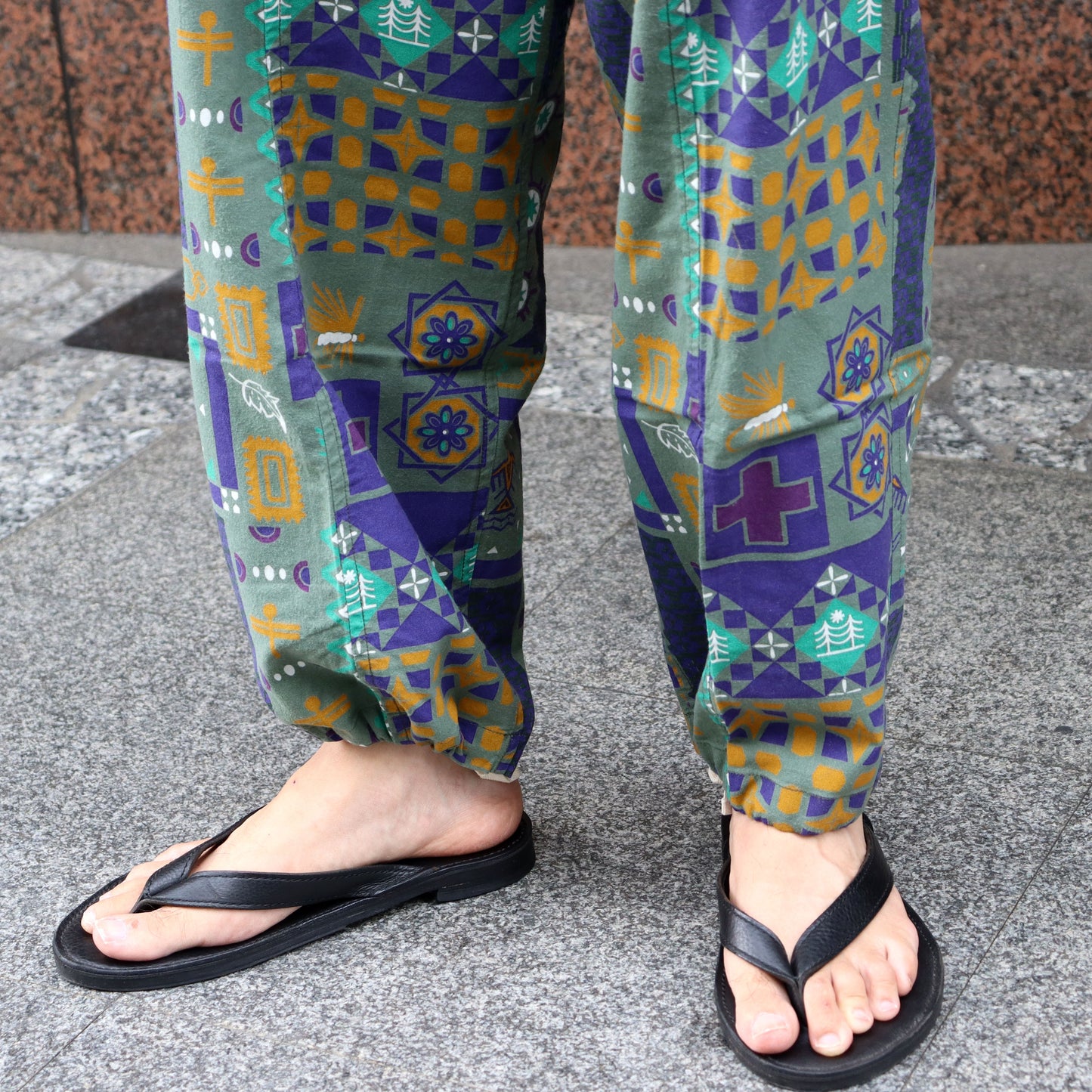 South2 West8 : Army String Pant - Flannel Cloth / Print
