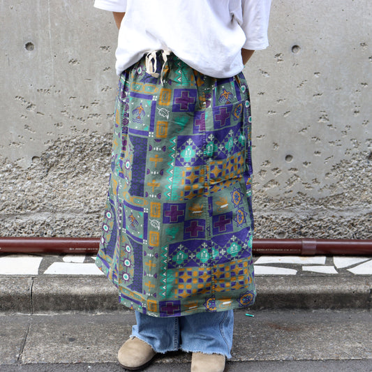 South2 West8 : Army String Skirt - Flannel / Print