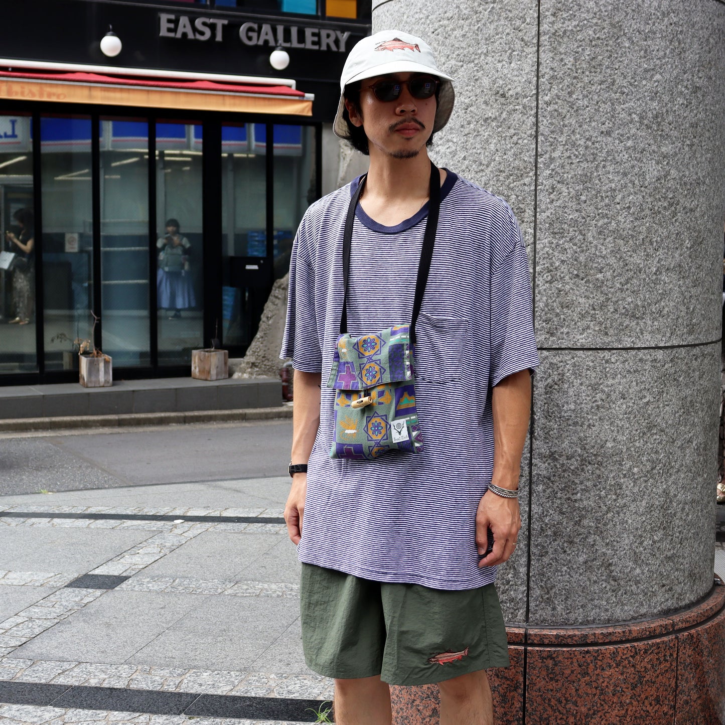 South2 West8 : String Bag - Flannel Cloth / Printed