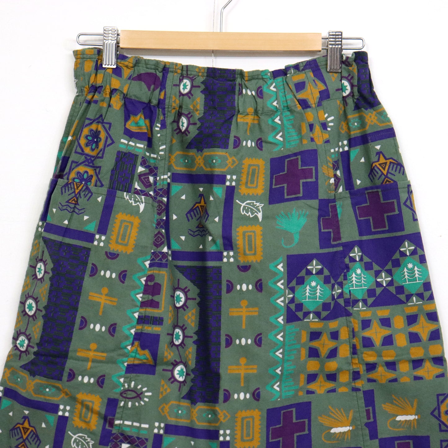 South2 West8 : Army String Skirt - Flannel / Print