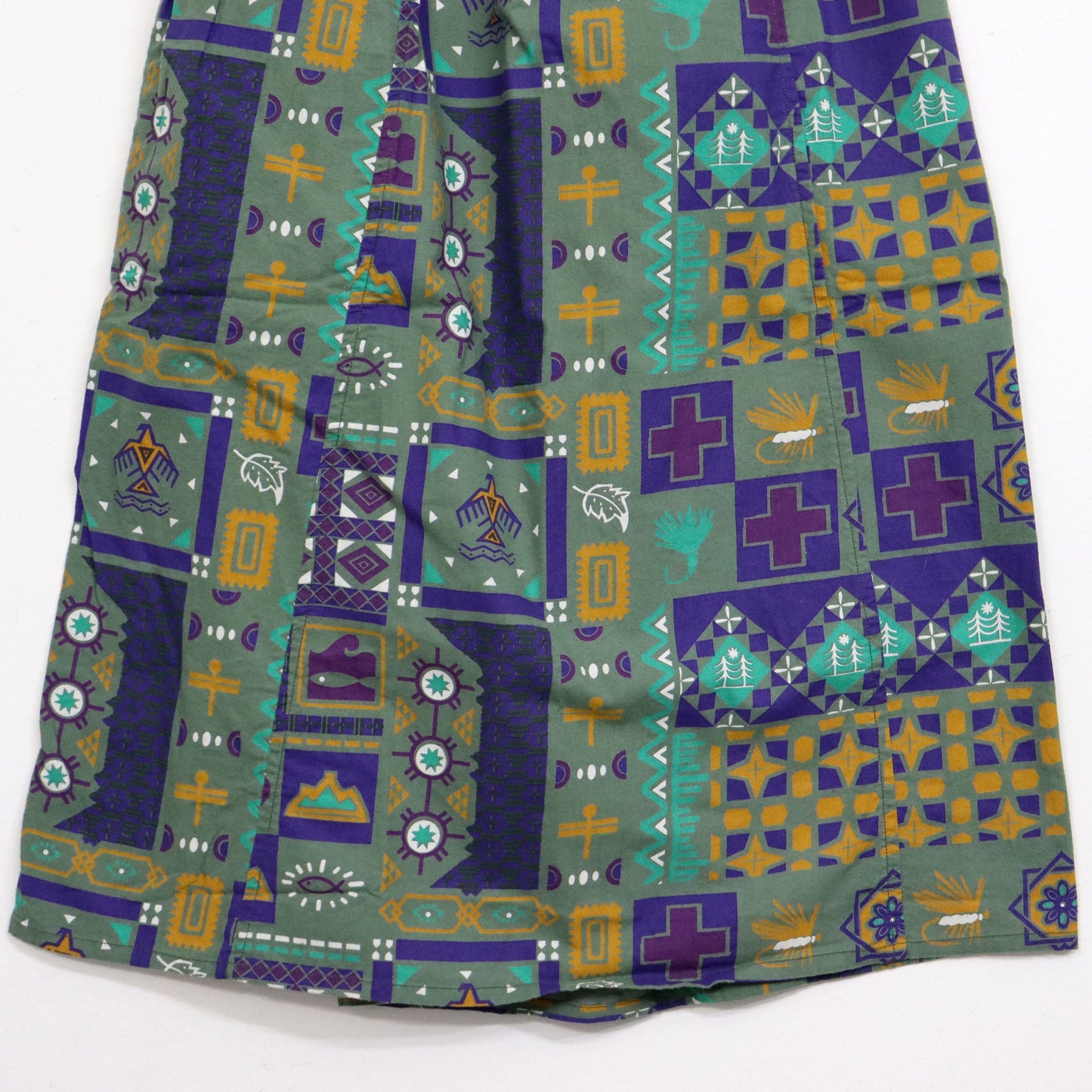 South2 West8 : Army String Skirt - Flannel / Print