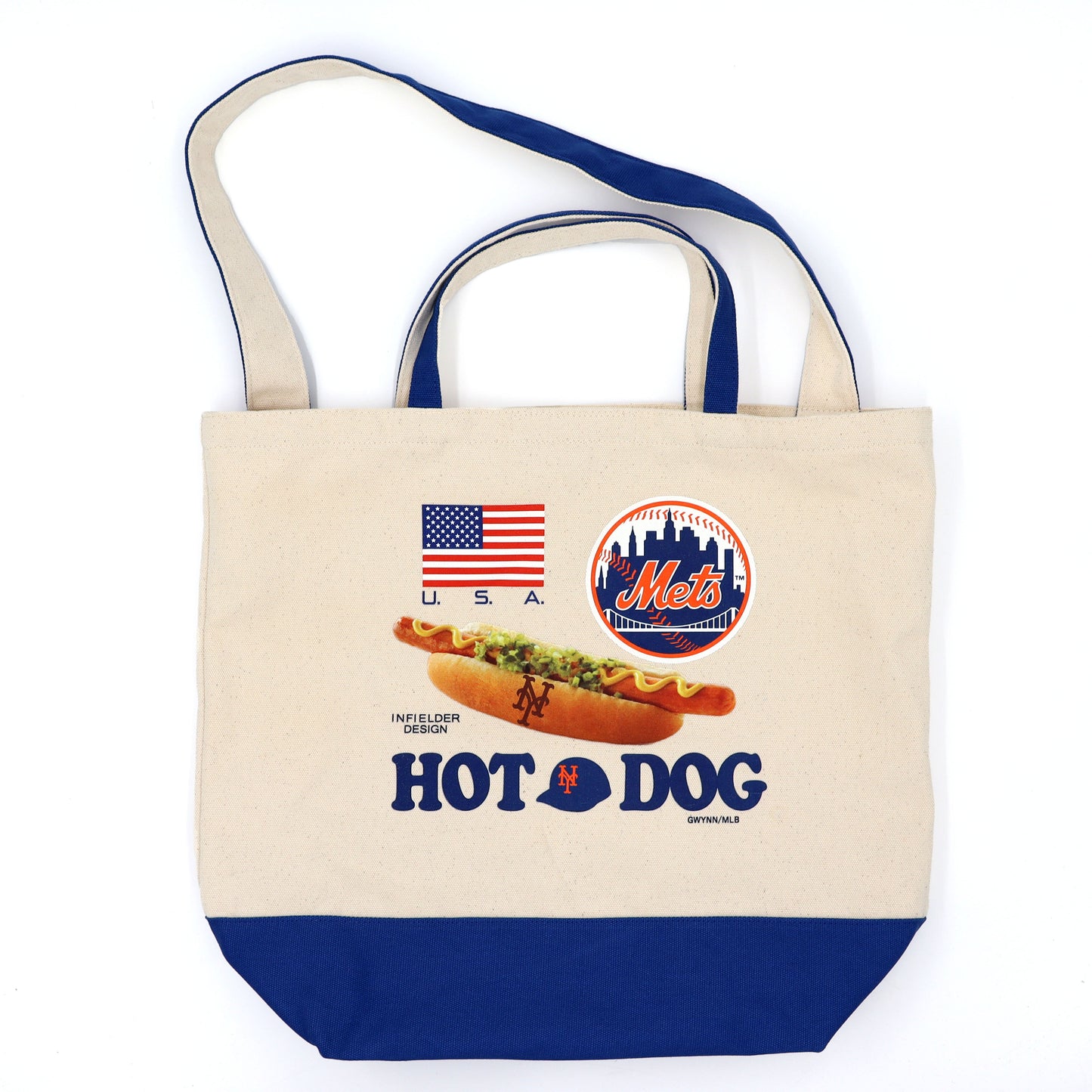 INF×MLB:MLB-258 MLB HOTDOG 2WAY TOTE