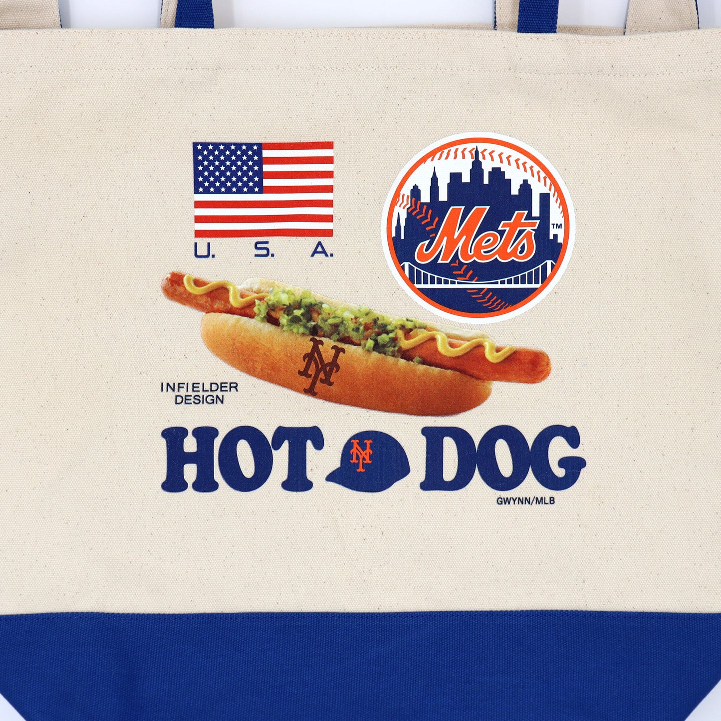 INF×MLB:MLB-258 MLB HOTDOG 2WAY TOTE