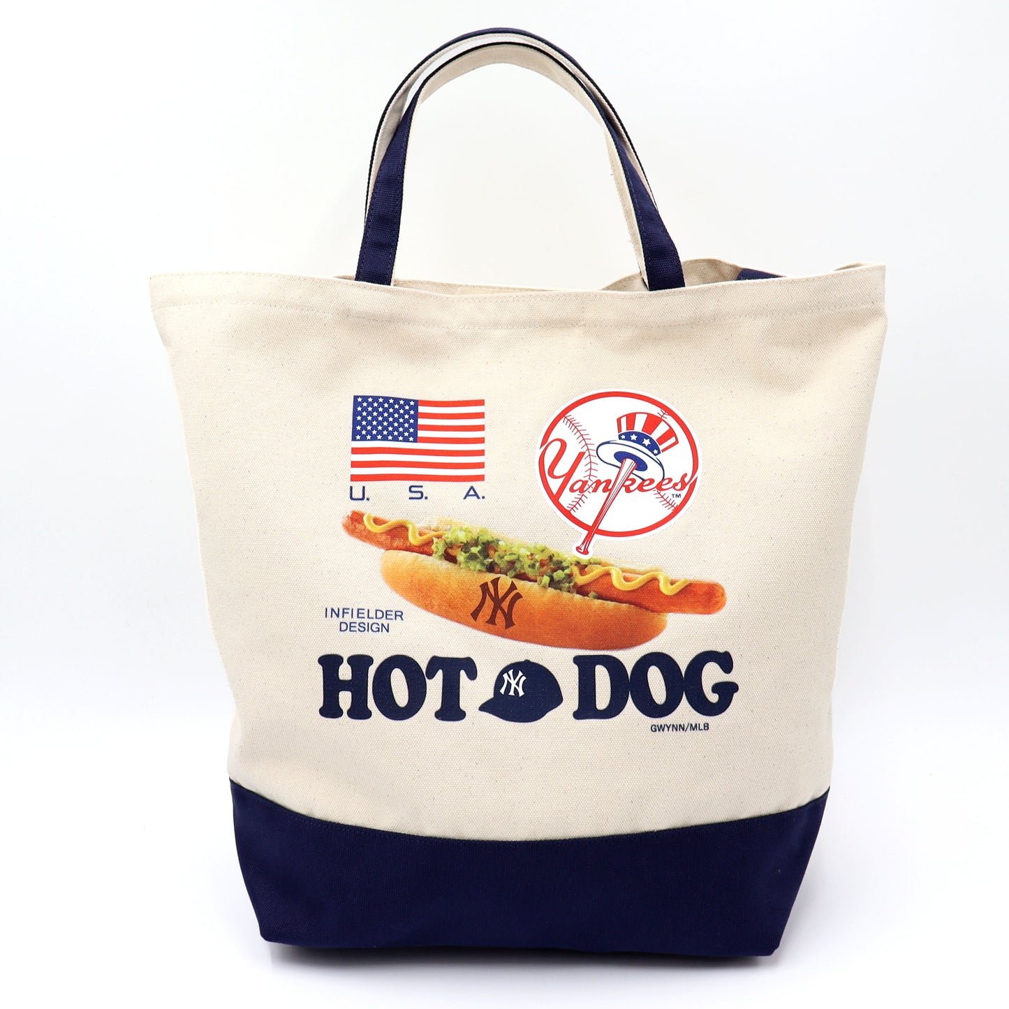 INF×MLB:MLB-258 MLB HOTDOG 2WAY TOTE
