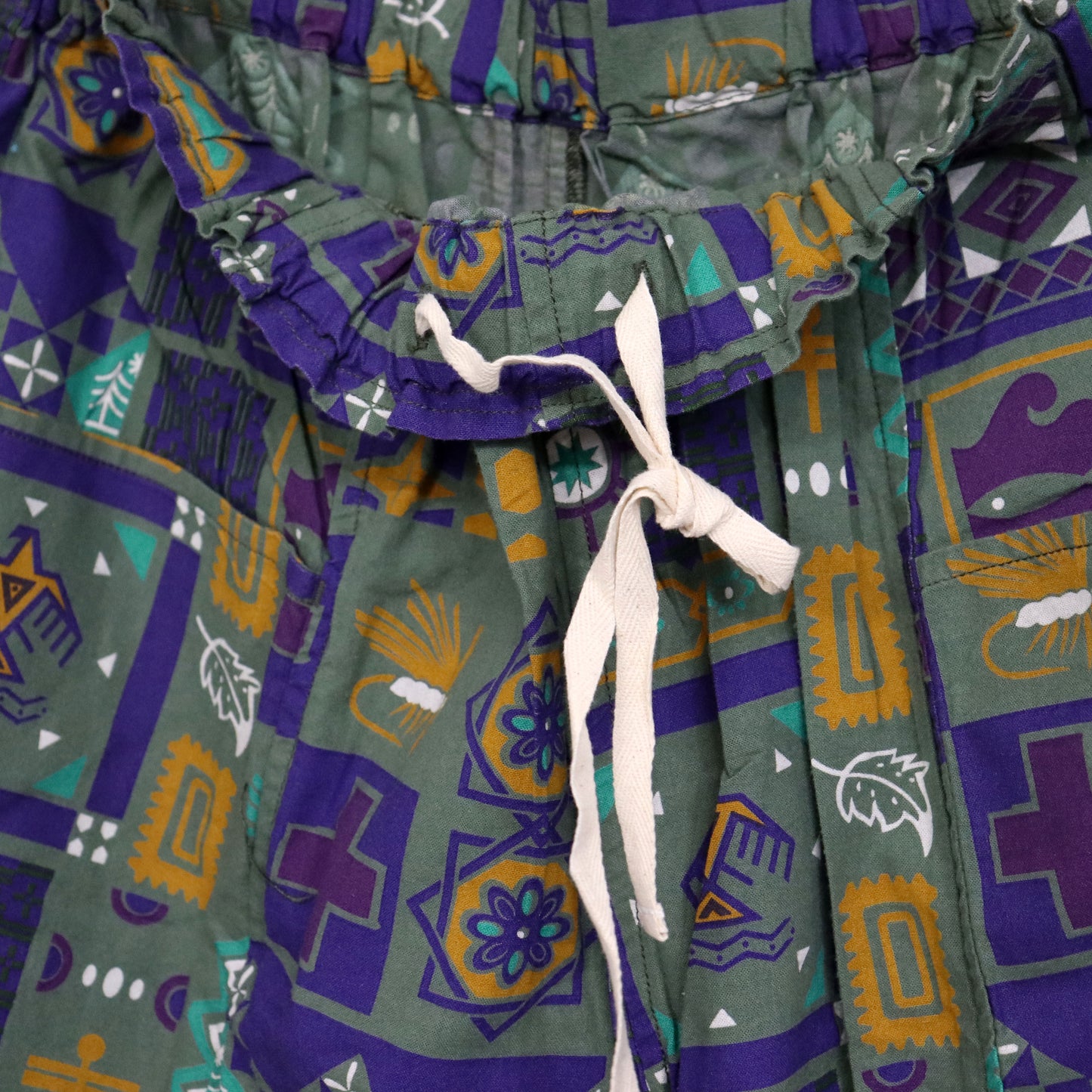South2 West8 : Army String Pant - Flannel Cloth / Print