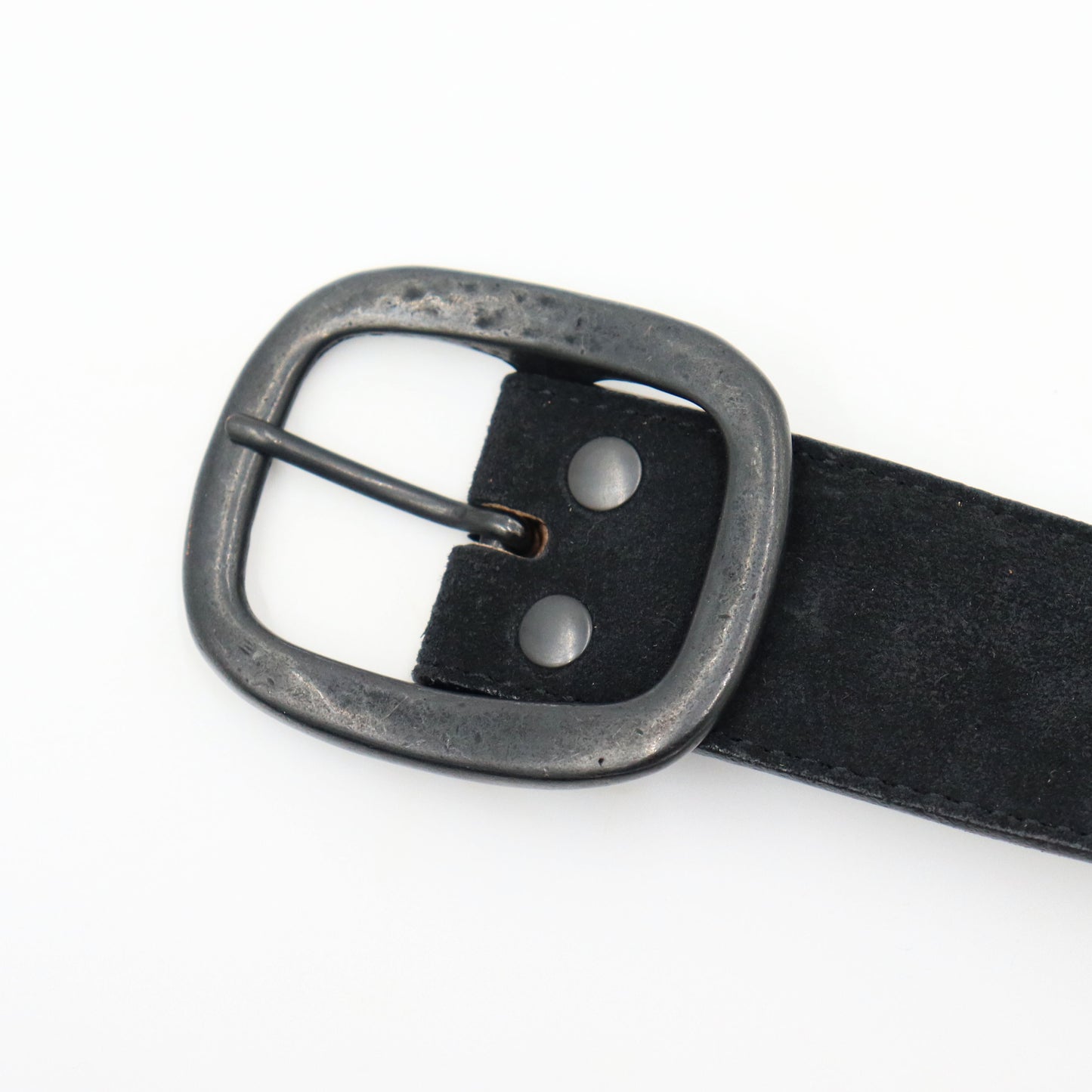 Needles : Paisley Studs Belt - Suede Leather.