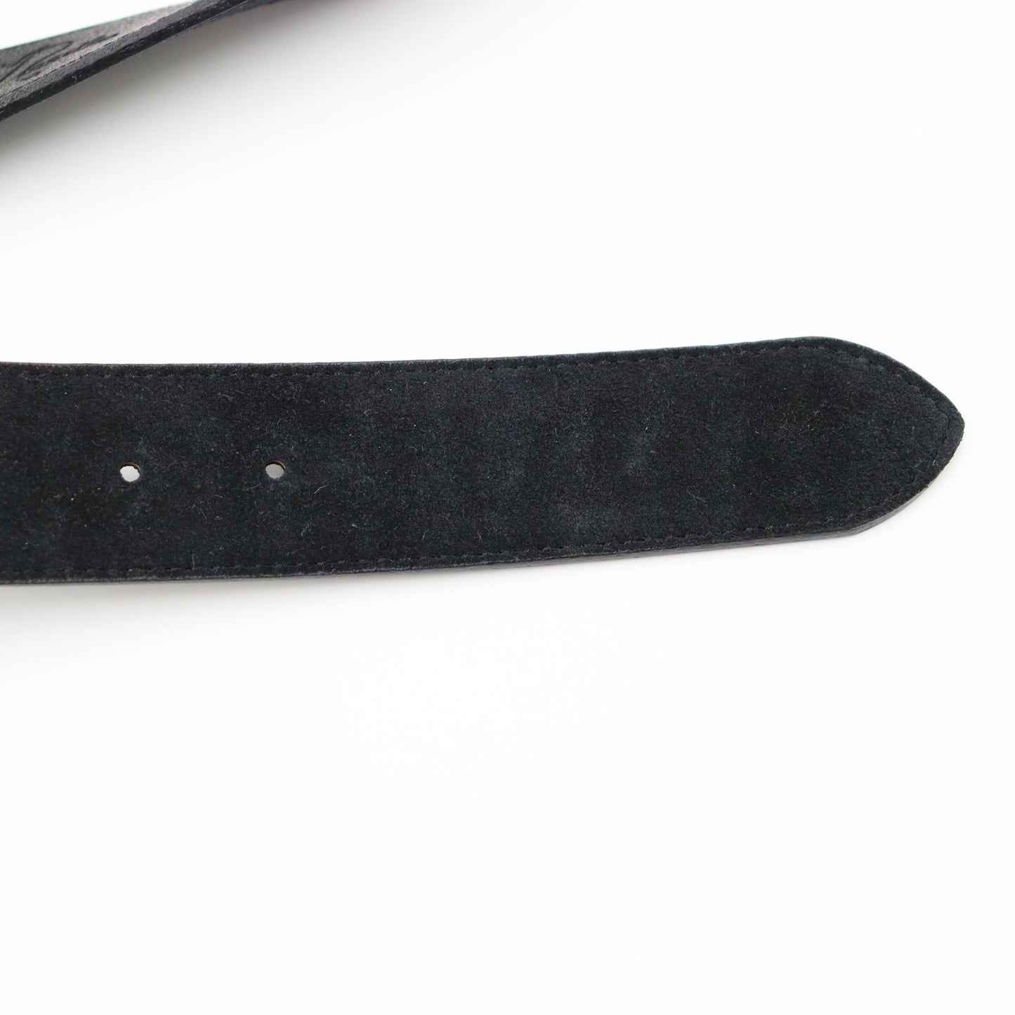 Needles : Paisley Studs Belt - Suede Leather.