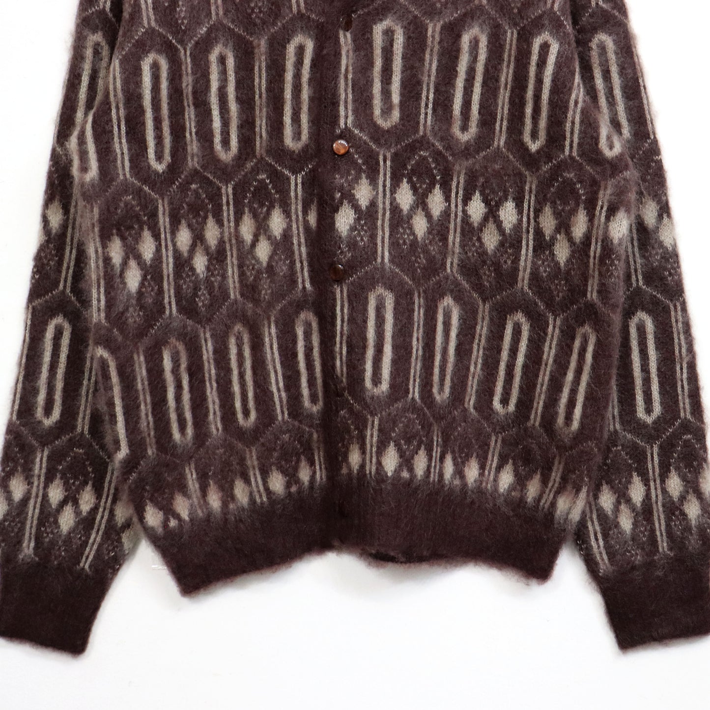 Needles:Mohair Cardigan - Geometric