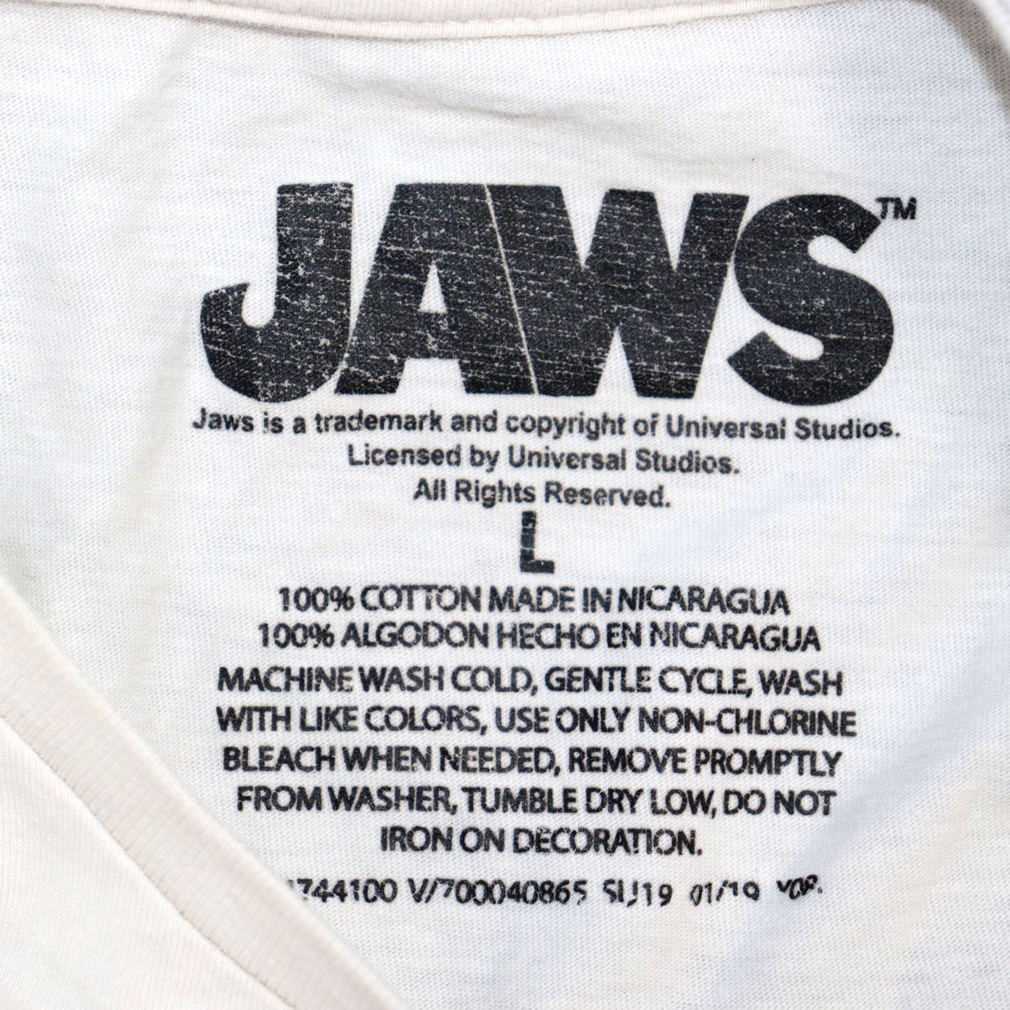 used : JAWS Tee