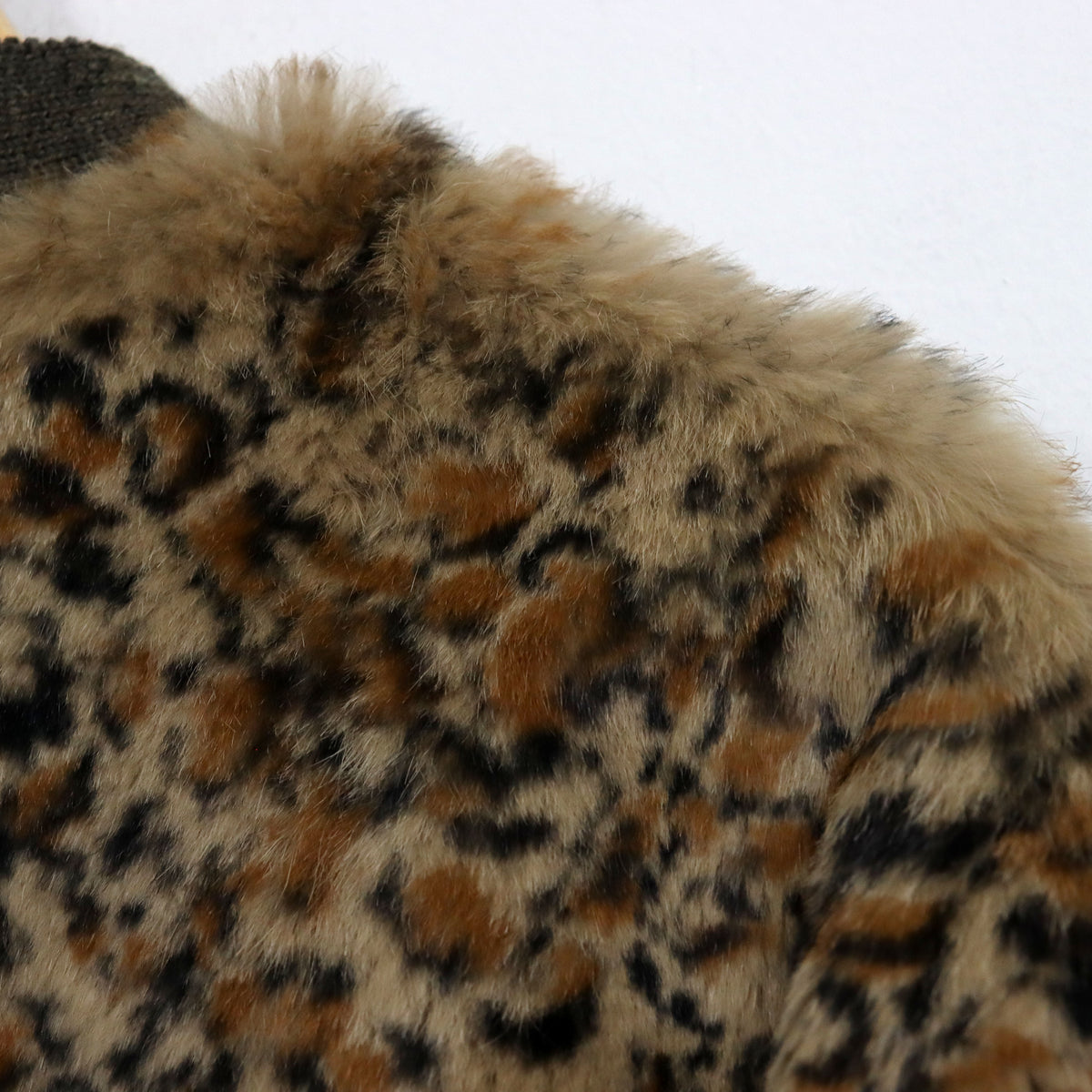 Needles : Rabbit Fur Cardigan - Animal Printed - 【Leopard】